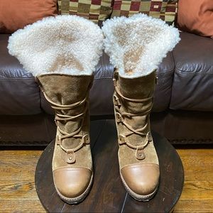 Luxe Wedge boots